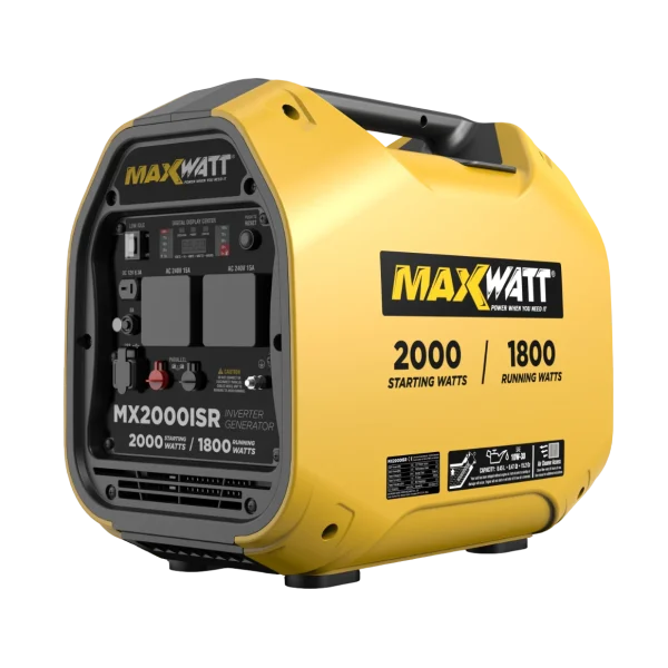 Maxwatt MX2000ISR Inverter Generator - ACR Mowers Tweed Coast