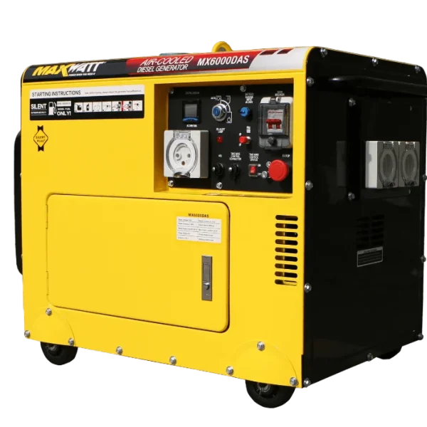 Maxwatt MX6000DAS Diesel Generator - ACR Mowers Tweed Coast