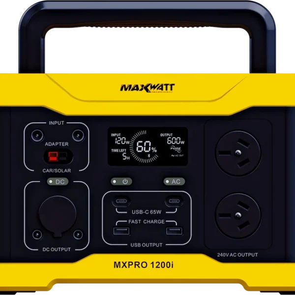 Maxwatt MXPRO1200I Portable Power Station - ACR Mowers Tweed Coast