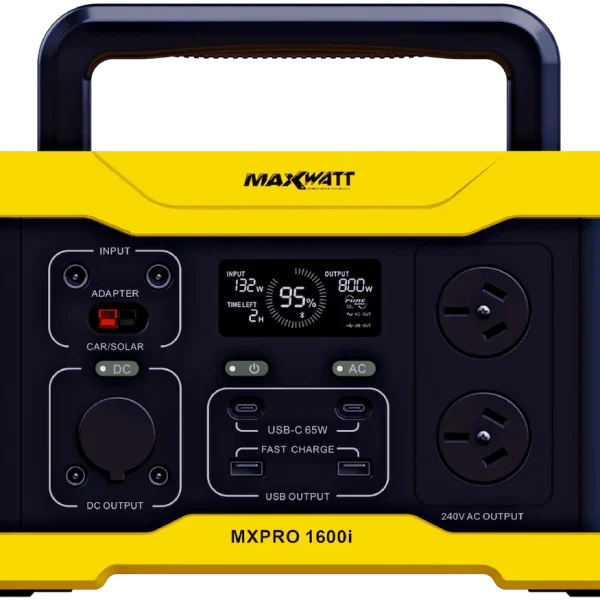 Maxwatt MXPRO1600I Portable Power Station - ACR Mowers Tweed Coast