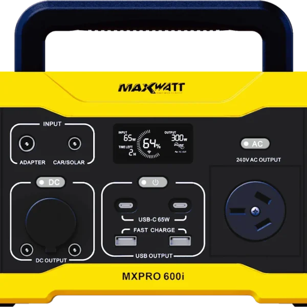 Maxwatt MXPRO600I Portable Power Station - ACR Mowers Tweed Coast