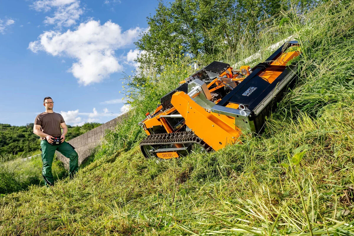 AS-Motor AS 1000 Ovis EVO RC Remote Control Flail Mower - ACR Mowers Tweed Coast