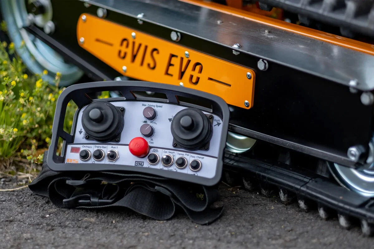 AS-Motor AS 1000 Ovis EVO RC Remote Control Flail Mower - ACR Mowers Tweed Coast