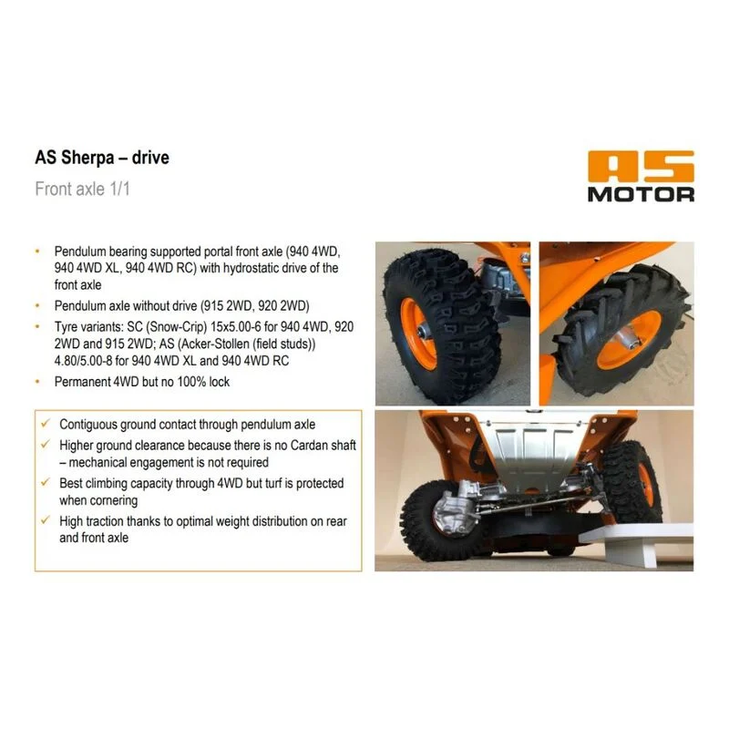 AS-Motor AS 940 Sherpa 4WD Ride On Mower - ACR Mowers Tweed Coast