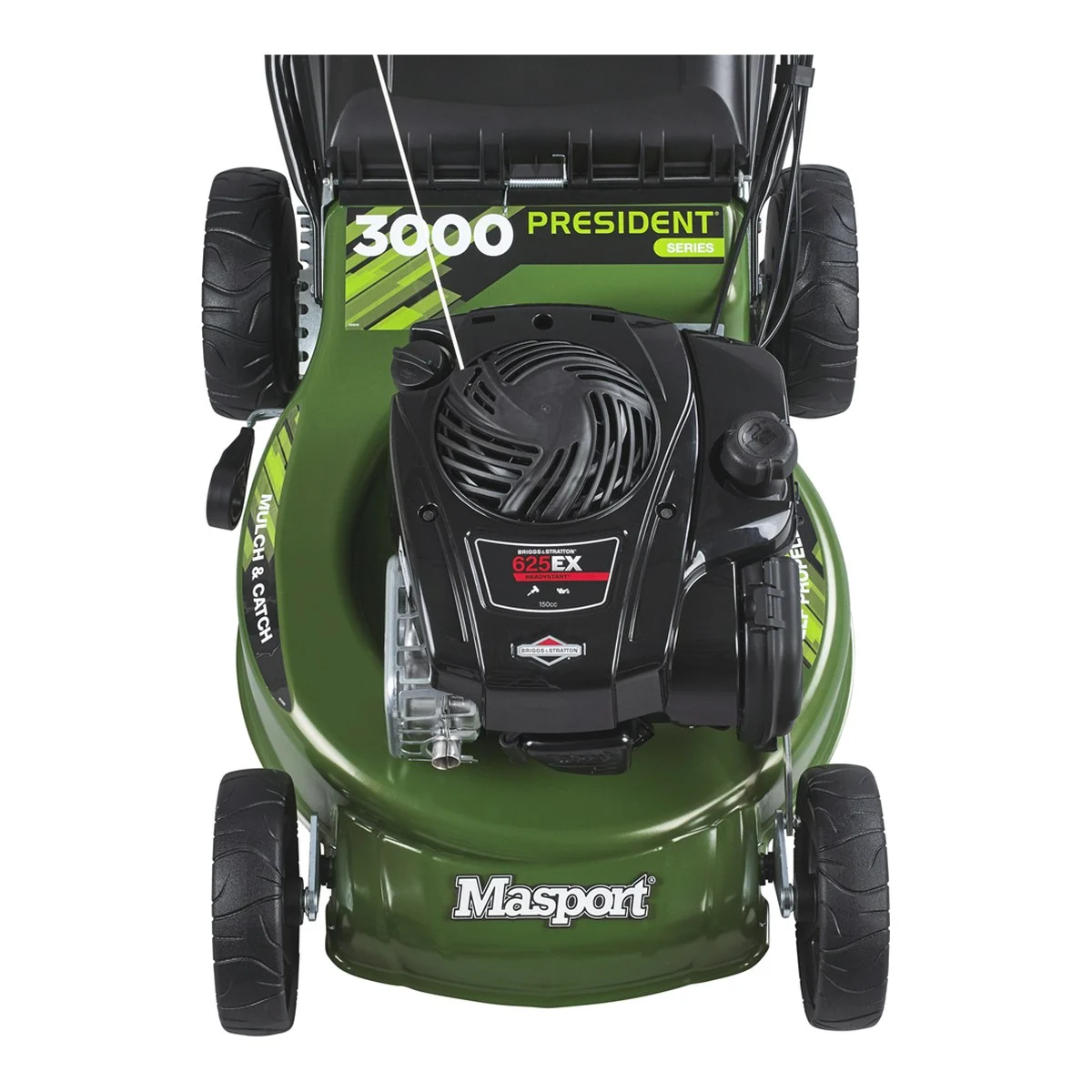 Masport President 3000 ST 3'n1 Self Propelled Lawn Mower - ACR Mowers Tweed Coast